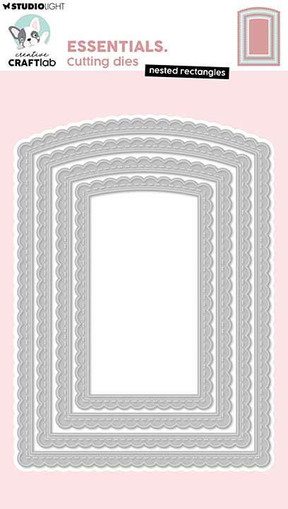 Creative Craftlab Nested Rectangles Essentials Cutting Die