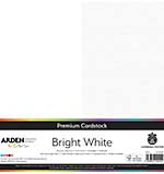 Arden Creative Studio Premium Cardstock 12x12 Inch Bright White (20 sheets)