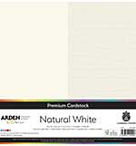 Arden Creative Studio Premium Cardstock 12x12 Inch Natural White (20 Sheets)