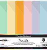 Arden Creative Studio Premium Cardstock 12x12 Inch Pastels (24 Sheets)