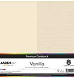 Arden Creative Studio Premium Cardstock 12x12 Inch Vanilla (20 sheets)