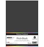 Arden Creative Studio Premium Cardstock A4 Pitch Black (20 Sheets)