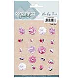 Card Deco Essentials - Mini Paper Flowers - Pink