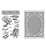 Cest La Vie Collection Stamp and Emboss Set - Butterflies and Roses