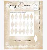 Tracy Evans Distressed Background 4x4 Inch Snippet Stencil