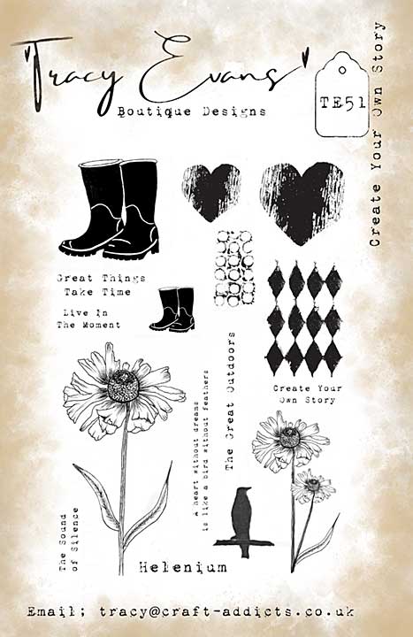 Tracy Evans Create Your Own Story A5 Stamp