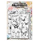 Aall and Create Whispering Botanica A5 Rub-Ons Lyrical Traces