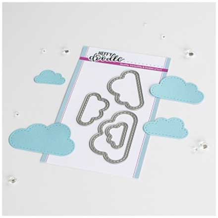 Heffy Doodle Big Stitched Clouds Dies