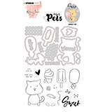 Karin Joan Sweet Cat Missees Pets Stamp and Die