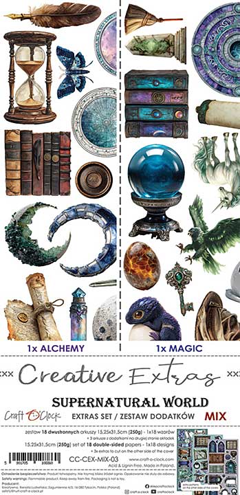 Craft OClock Creative Extras Set Mix 03 Supernatural World