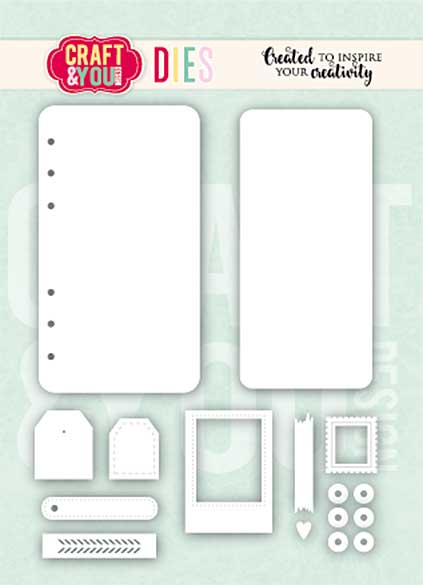 Craft and You Design Journal Base Dies (CW397)