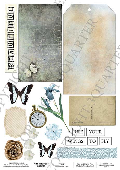 3Quarter Designs Time Mini Project Sheet