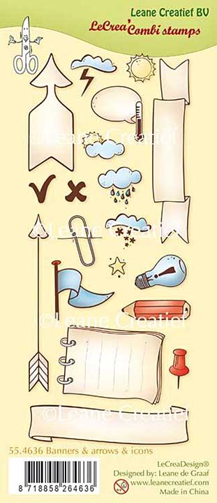 Clear Stamp Banners Arrows Icons