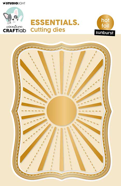 CCL Hot Foil Cutting Die Sunburst Essentials 3 PC