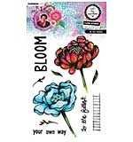 Art By Marlene In Full Bloom Clear Stamps
