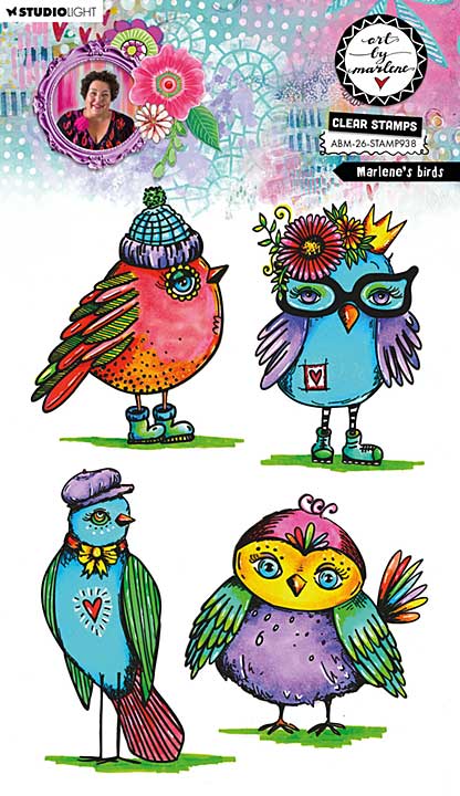 Art By Marlene Marlenes Birds Clear Stamps