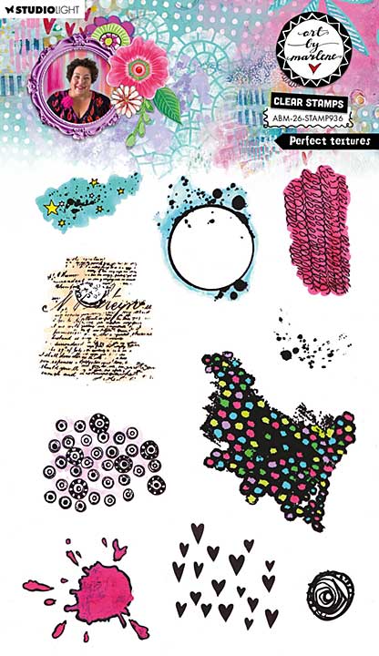 Art By Marlene Perfect Textures Clear Stamps
