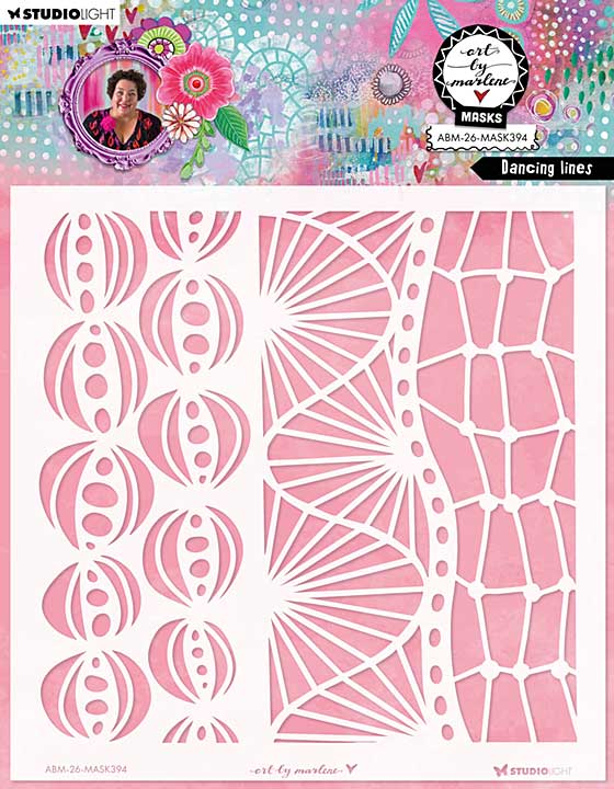 Art By Marlene Dancing Lines Mask