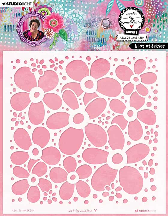 Art By Marlene A Lot of Daisies Mask