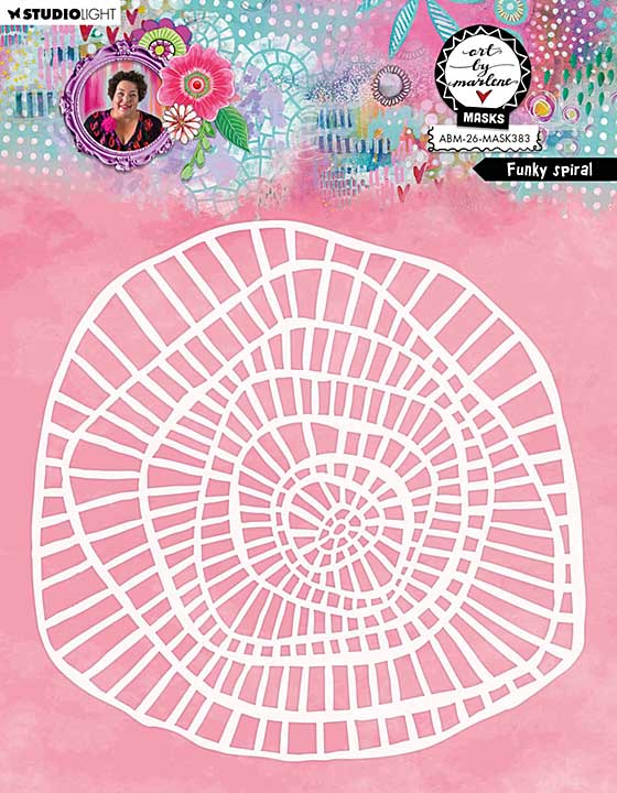 Art By Marlene Funky Spiral Mask