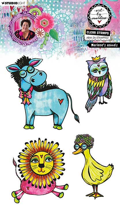 Art By Marlene Marlenes Animals Clear Stamp