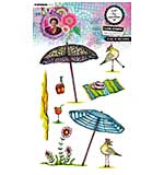 Art By Marlene A Day at the Beach Clear Stamp