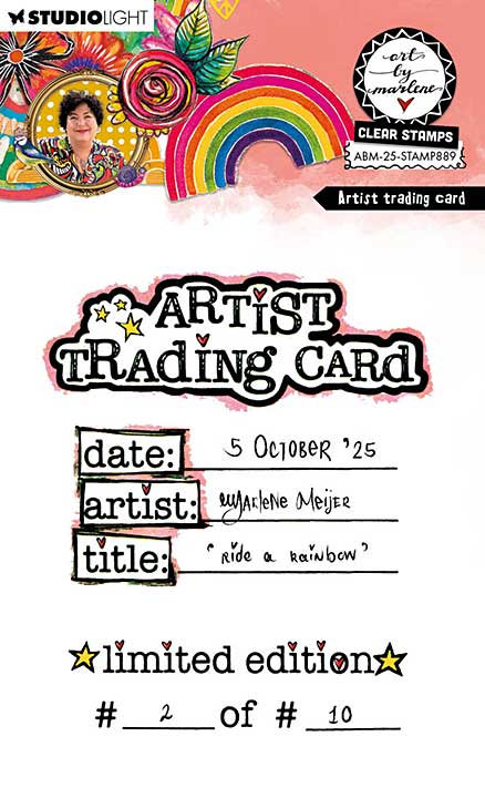 Art By Marlene Artist Trading Card Clear Stamp