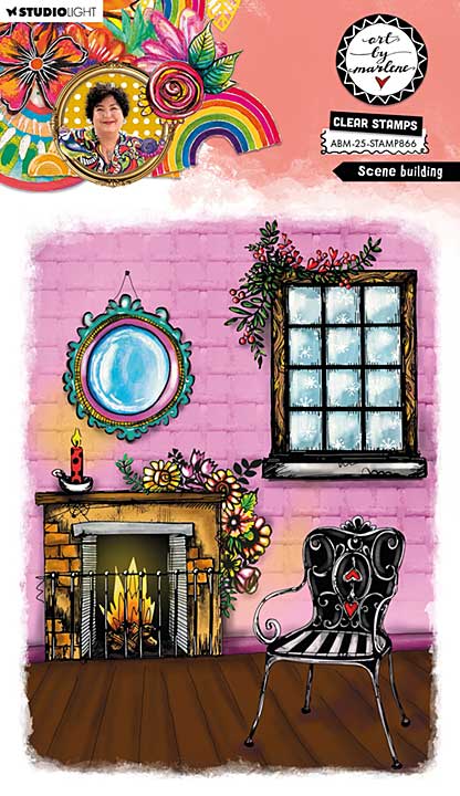 Art By Marlene Scene Building Clear Stamp