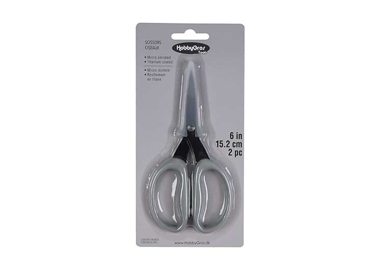 HobbyGros Storage Titanium Coated Craft Scissors 6 Inch