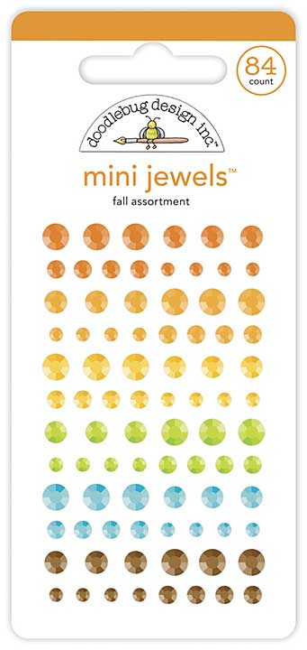 Doodlebug Design Fall Assortment Mini Jewels (84pcs)