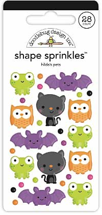 Doodlebug Design Hildas Pets Shape Sprinkles