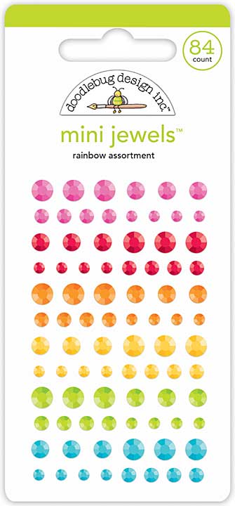 Doodlebug Design Rainbow Assortment Mini Jewels