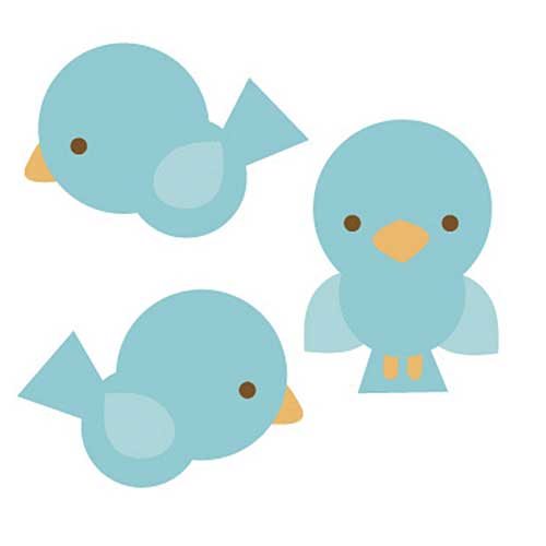 Doodlebug Design Birdies Sweet Rolls Mini Icons Stickers (100pcs)