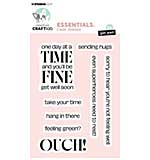Creative Craftlab Get Well Essentials Clear Stamp