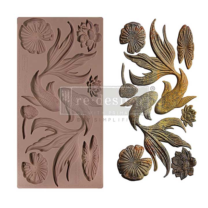 Re-Design with Prima Cece Siamese Splendor 5x10 Inch Decor Mould