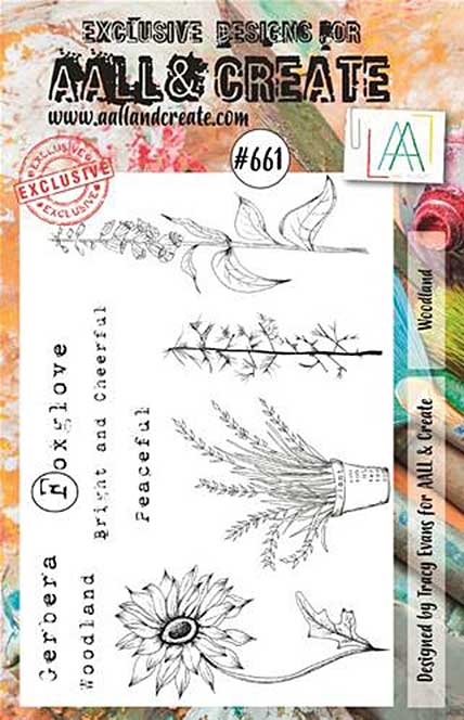 Aall and Create Stamp Set A5 Woodland