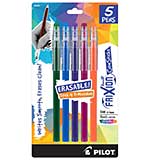 Pilot FriXion Ball Color Sticks Erasable Gel Pens 5pk -