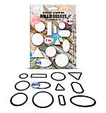 Aall and Create Geary Cutouts Die-Cutting Die Set Scallop Ovals by Autour De Mwa and Co