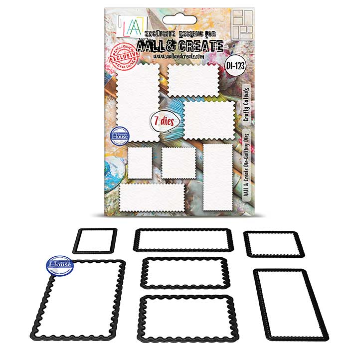 Aall and Create Geary Cutouts Die-Cutting Die Set Crafty Cutouts by Autour De Mwa and Co