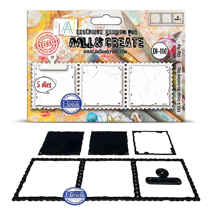 Aall and Create Geary Cutouts Die-Cutting Die Set Clip Pop by Autour De Mwa and Co