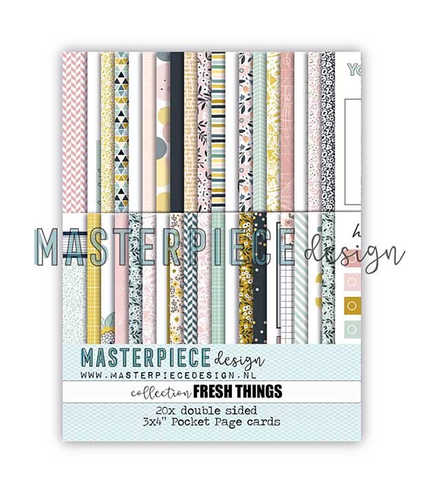 Masterpiece Design Fresh Things 3x4 Inch Pocket Page Cards (20pcs)