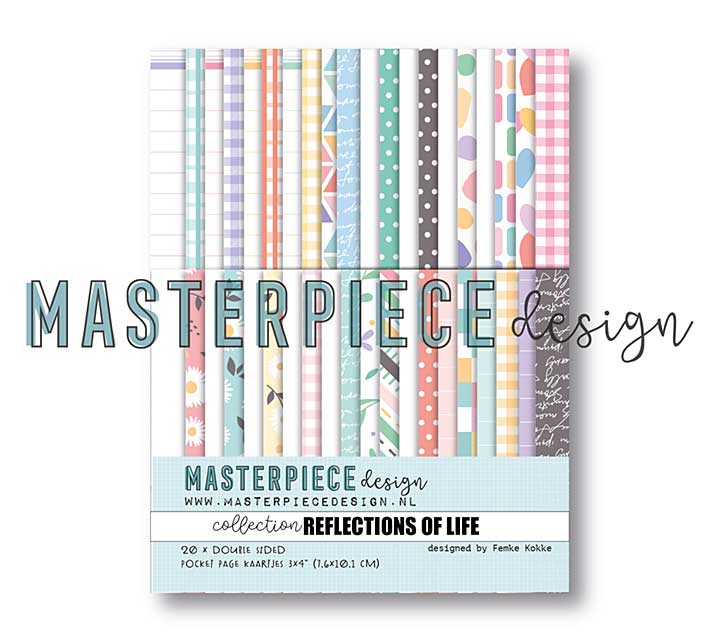 Masterpiece Design Reflections of Life 3x4 Inch Pocket Page Cards (20pcs)