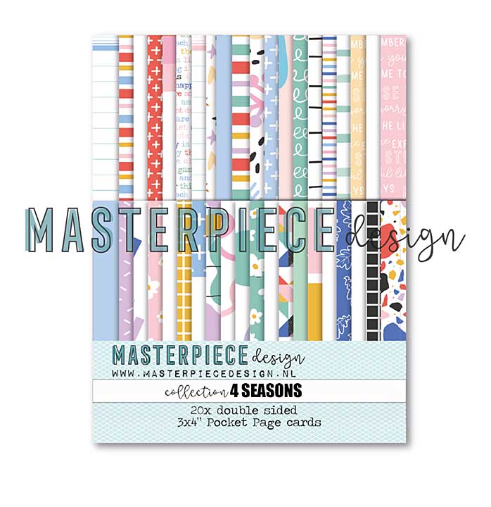 Masterpiece Design 4 Seasons 3x4 Inch Pocket Page Cards (20pcs)
