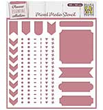 Nellie Snellen Mixed Media Stencil Planner Essential Journal