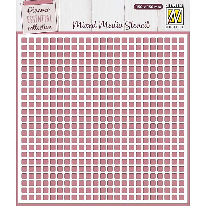 Nellie Snellen Mixed Media Stencil Planner Essential Blocks