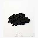 SO: Matte Finish Buttons - Black Licorice