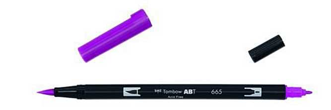 SO: Tombow ABT Dual Brush Pen - Purple