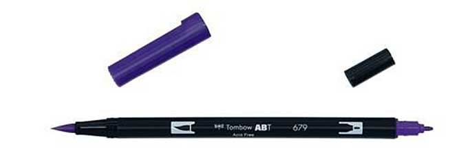 SO: Tombow ABT Dual Brush Pen - Dark Plum