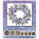 SO: Rubber Stamp Tapestry - Floral Filigree Wreath Set