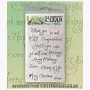 Rubber Stamp Tapestry Clear - Word Plate 1 (FancyPens)